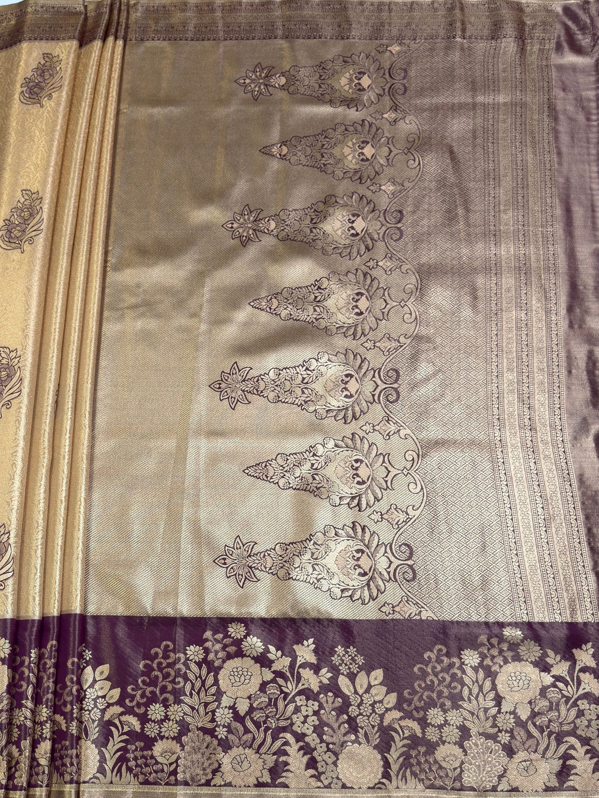 MIMOSA Saree Saree — pallu and zari work detail