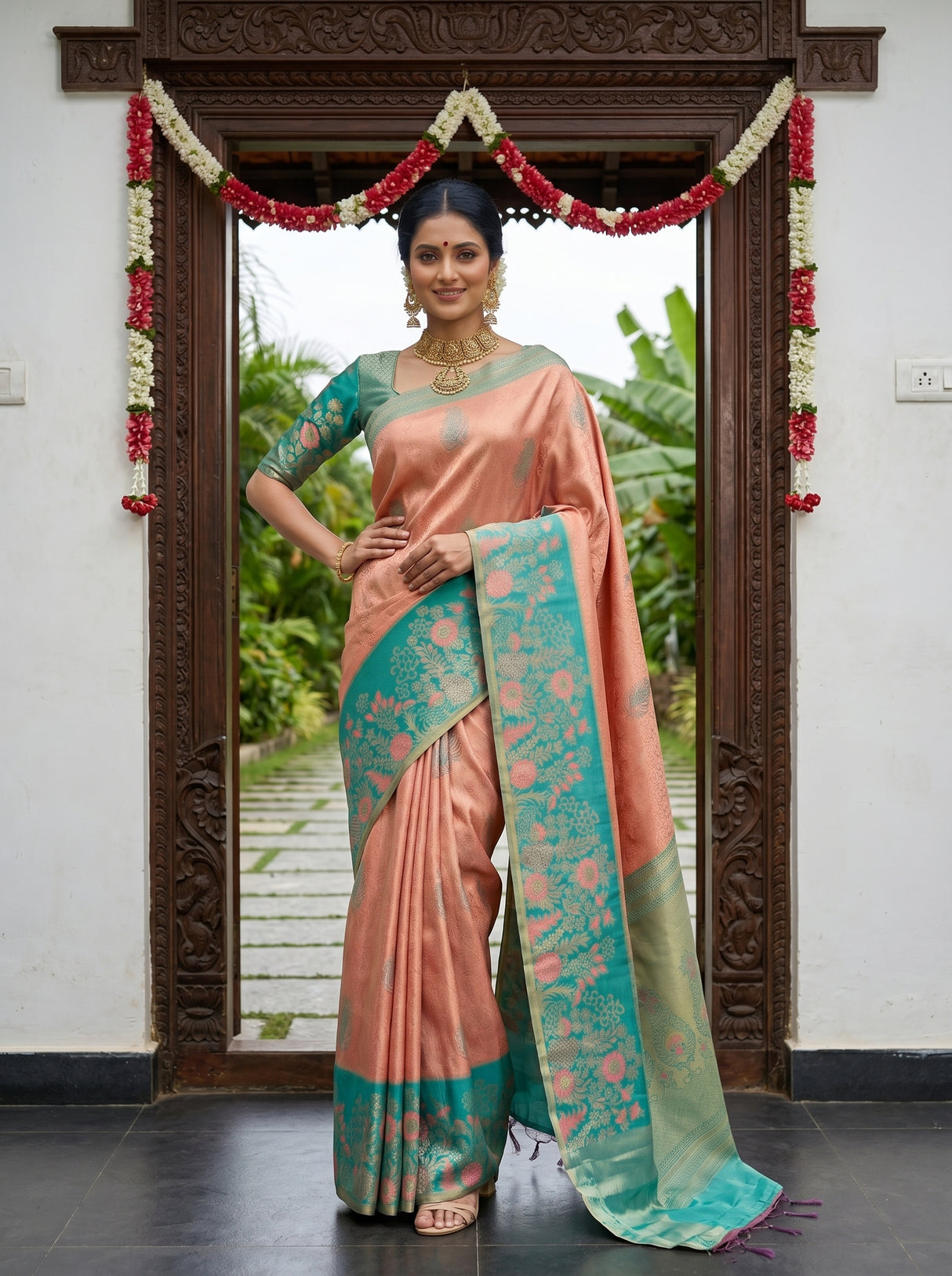 MIMOSA Saree Saree — pose 4 styling detail