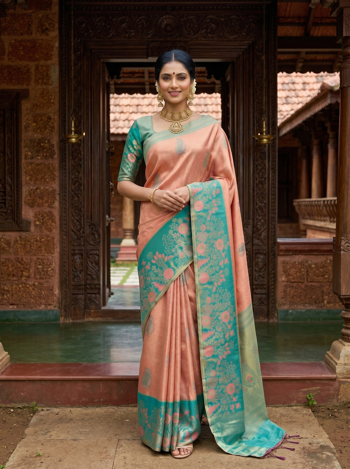 MIMOSA Saree Saree — pose 6 styling detail