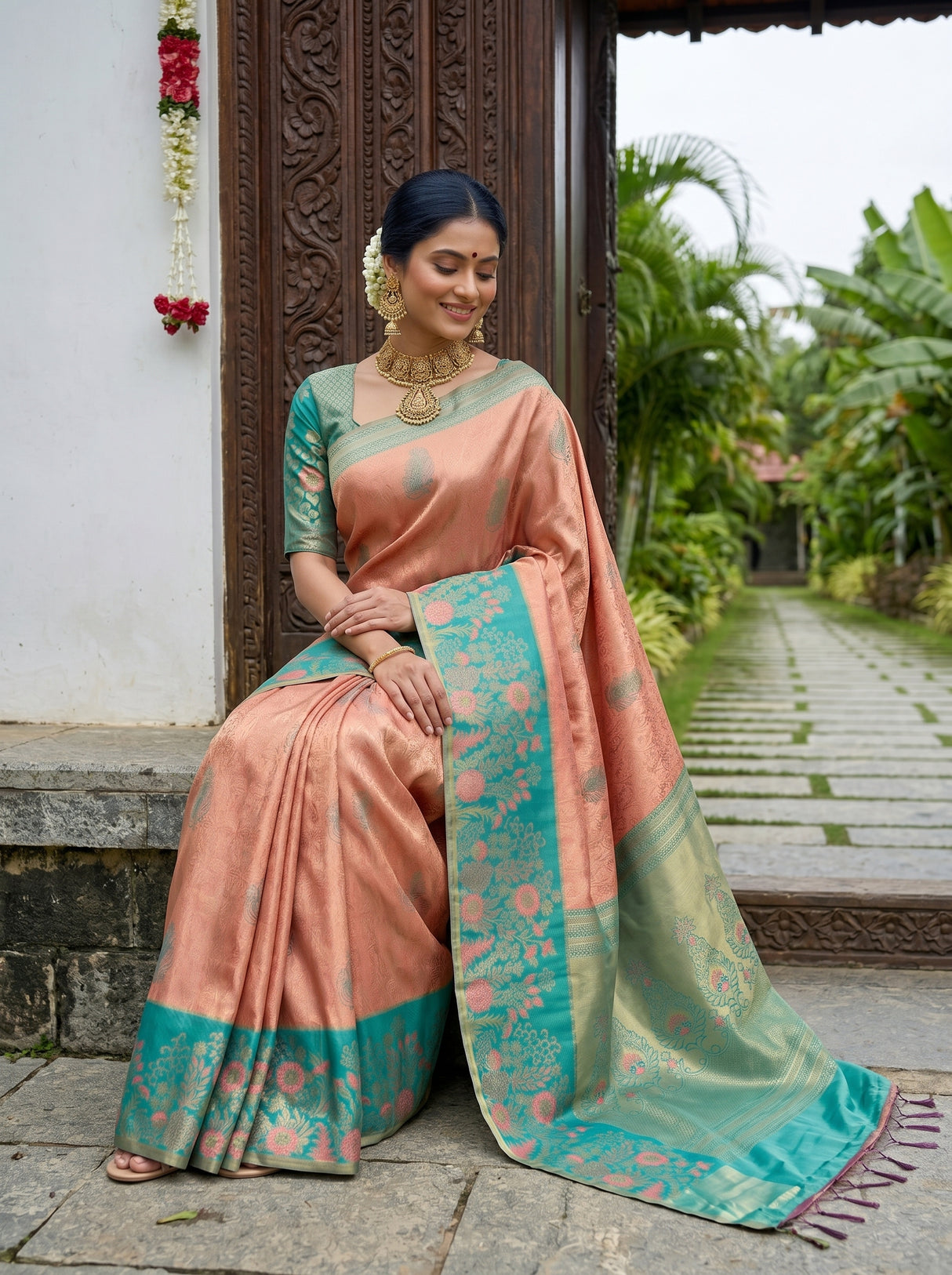 MIMOSA Saree Saree — pose 8 styling detail