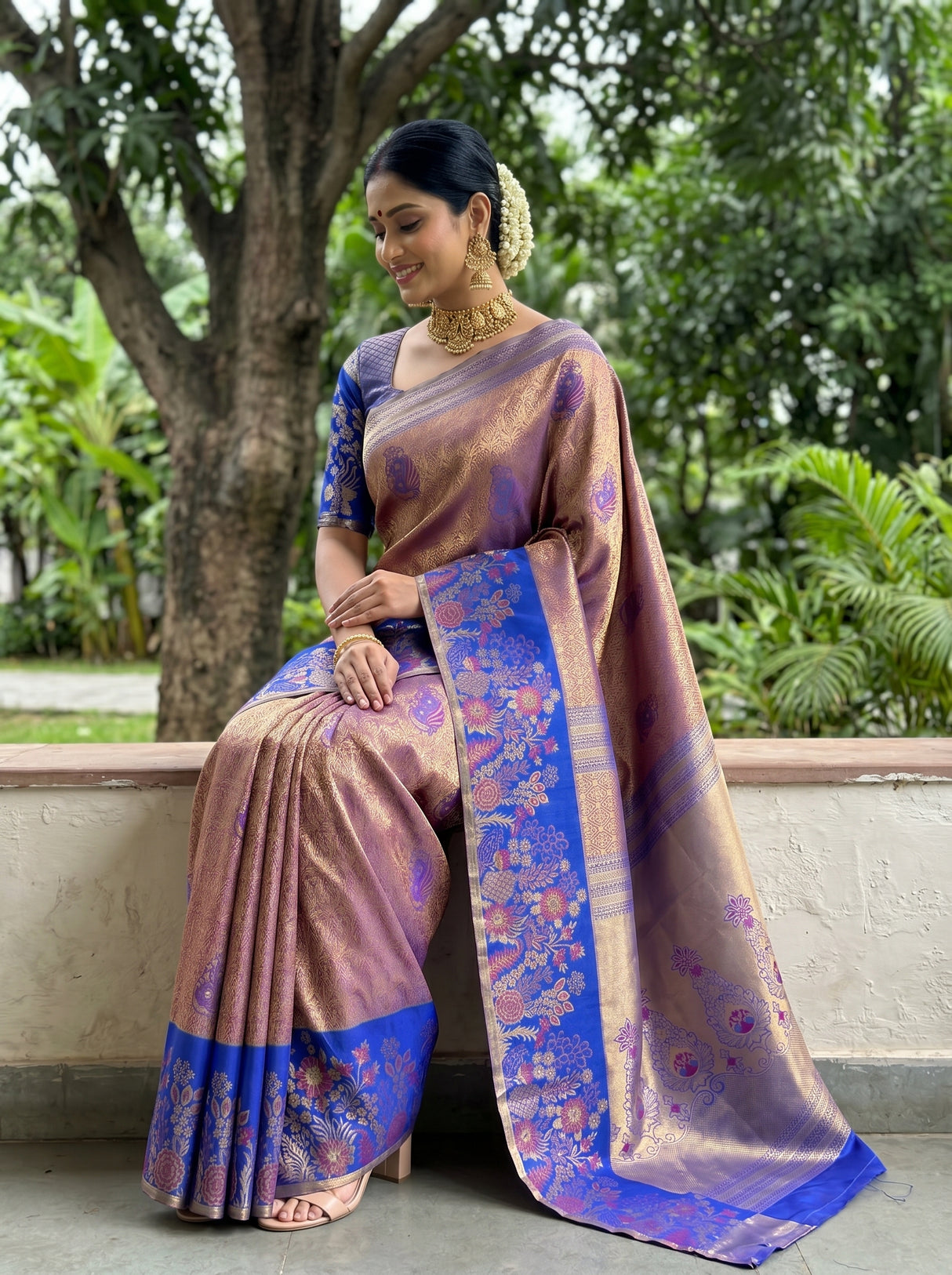 MIMOSA Saree Saree — pose 3 styling detail