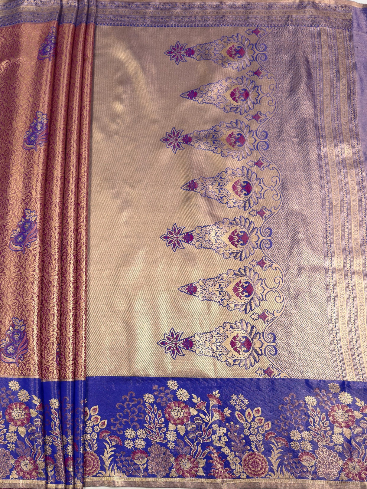 MIMOSA Saree Saree — pallu and zari work detail