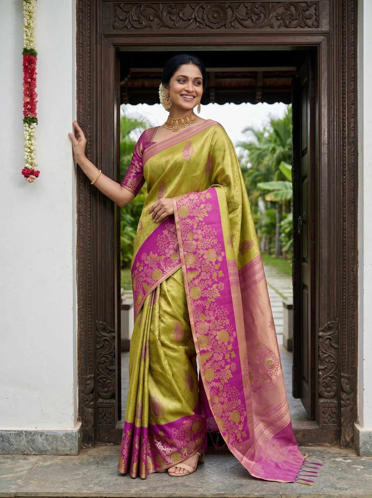 MIMOSA Saree Saree — pose 5 styling detail