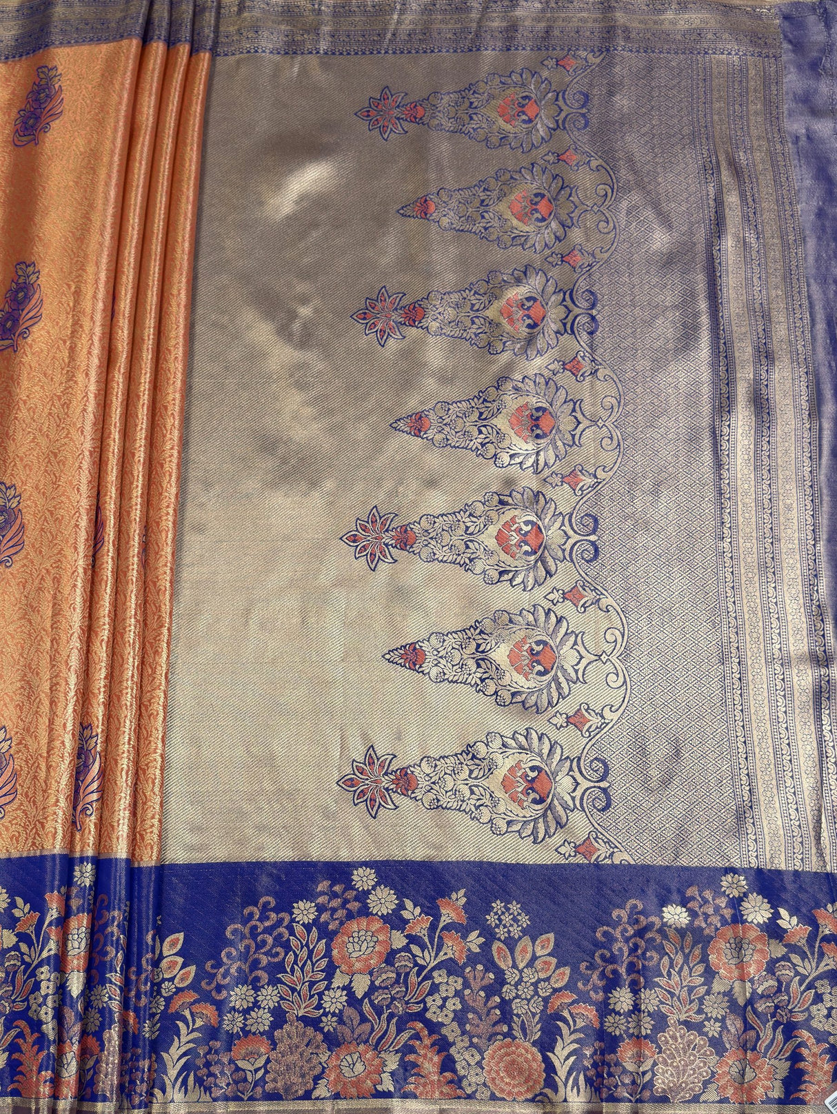 MIMOSA Saree Saree — pallu and zari work detail