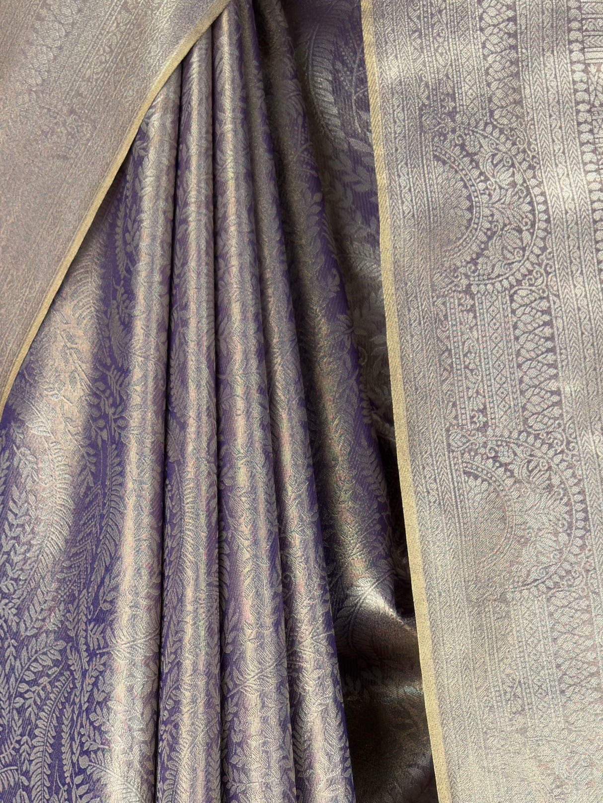 MIMOSA Violet Saree Saree — fleets shot full lifestyle