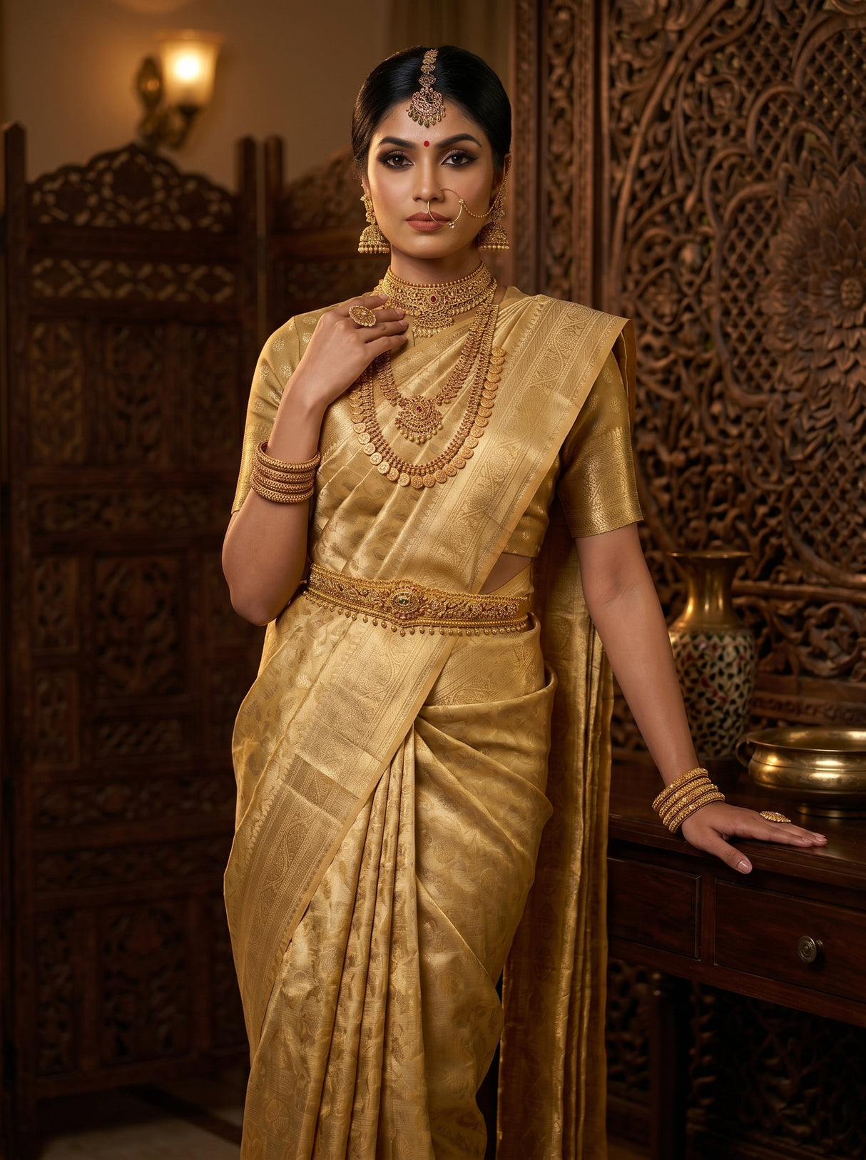 MIMOSA Saree Saree — pose 10 styling detail