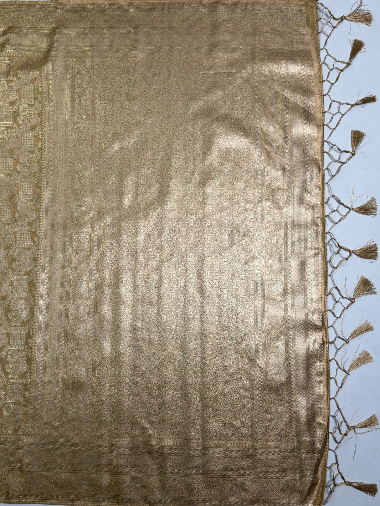 MIMOSA Saree Saree — pallu and zari work detail