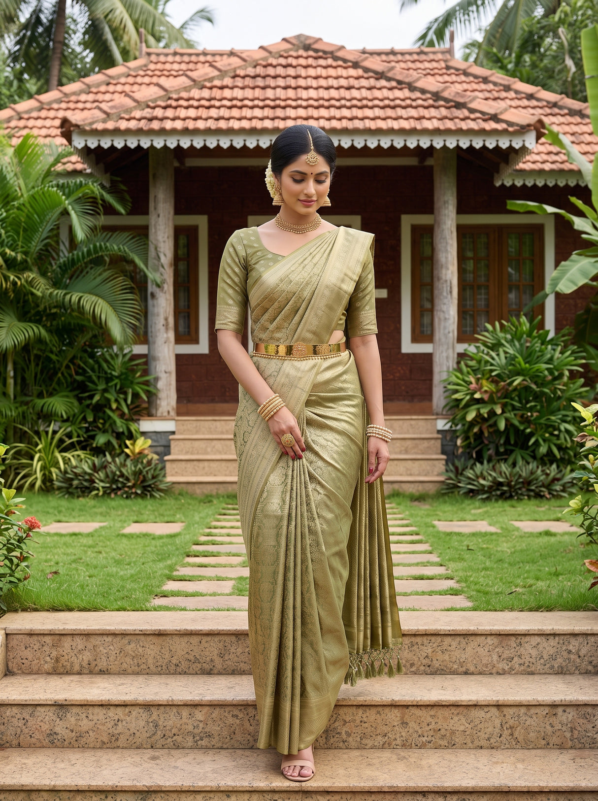 MIMOSA Saree Saree — pose 6 styling detail