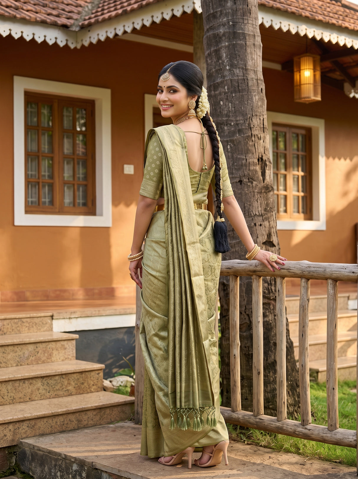 MIMOSA Saree Saree — pose 7 styling detail