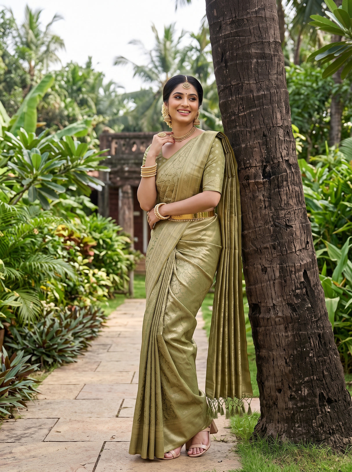 MIMOSA Saree Saree — pose 9 styling detail