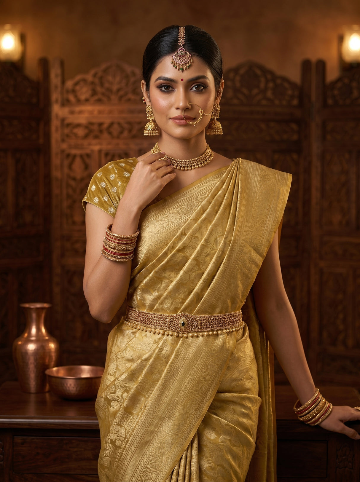 MIMOSA Saree Saree — pose 10 styling detail