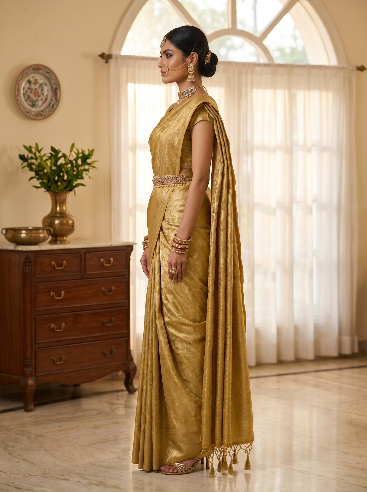 MIMOSA Saree Saree — pose 3 styling detail