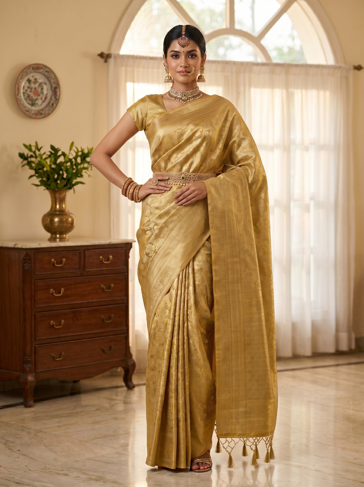 MIMOSA Saree Saree — pose 4 styling detail