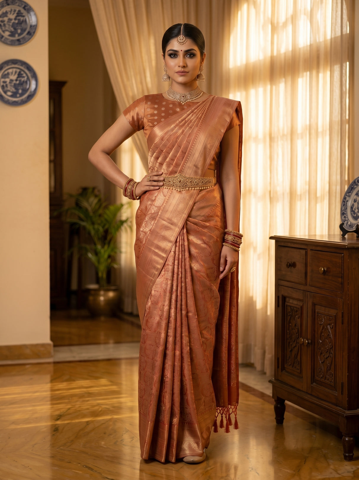 MIMOSA Saree Saree — pose 4 styling detail