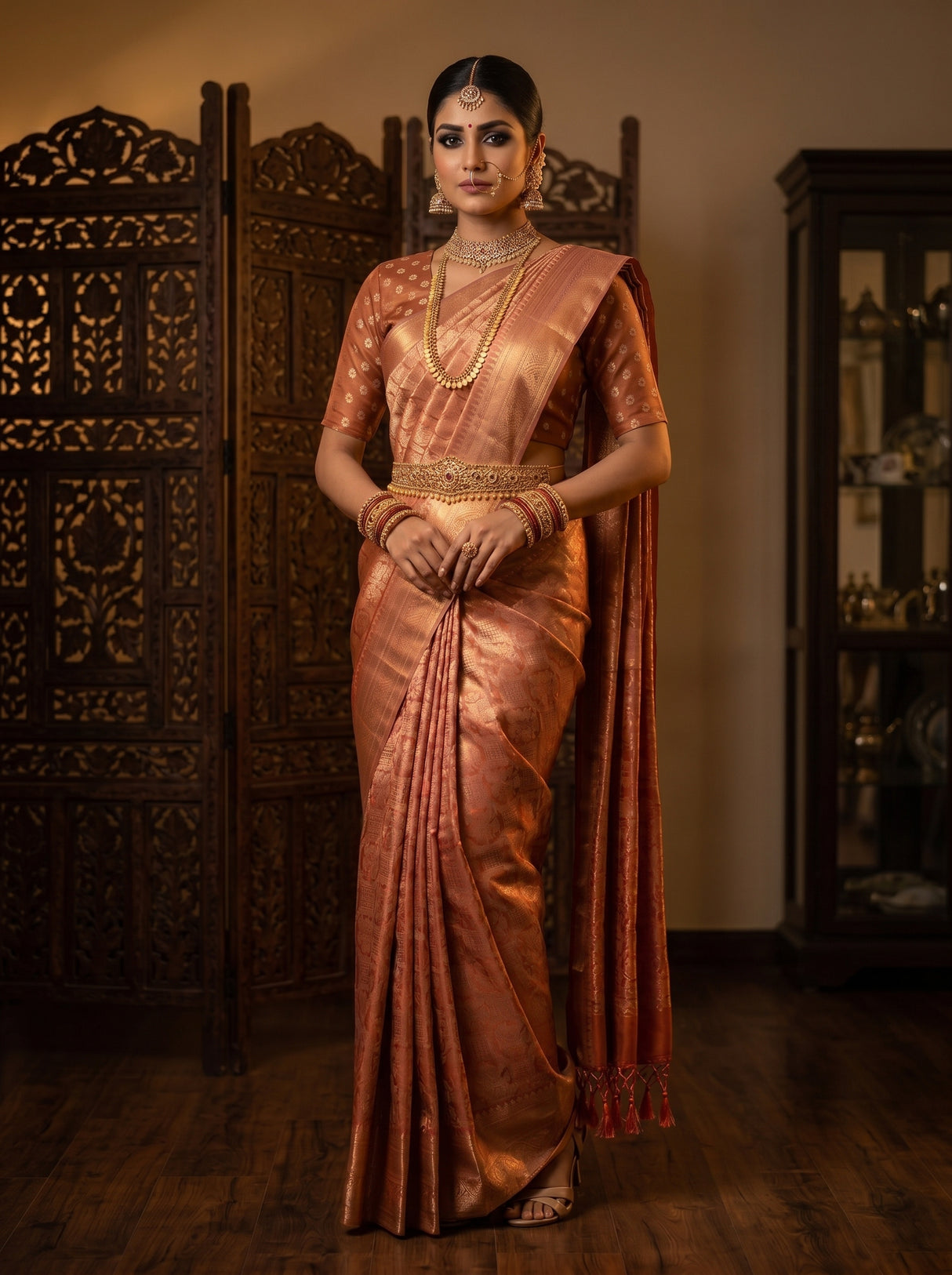 MIMOSA Saree Saree — pose 5 styling detail