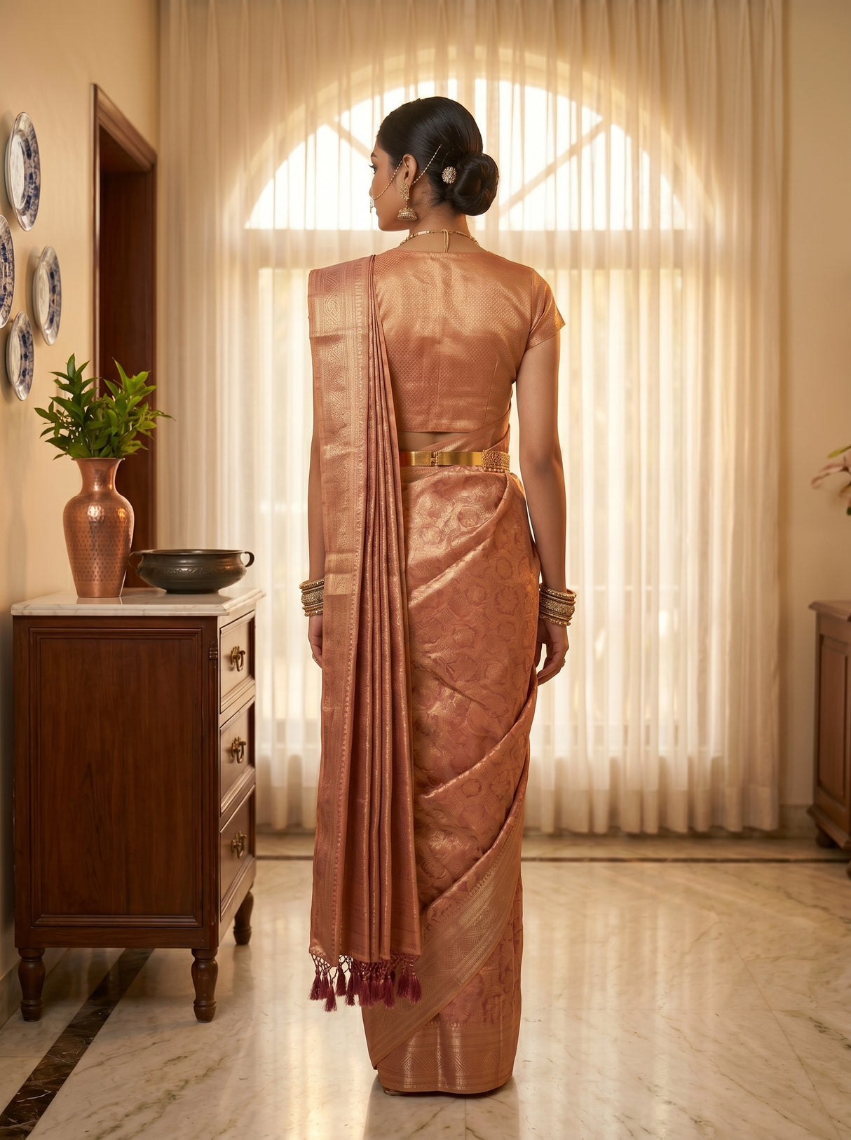 MIMOSA Saree Saree — pose 2 styling detail