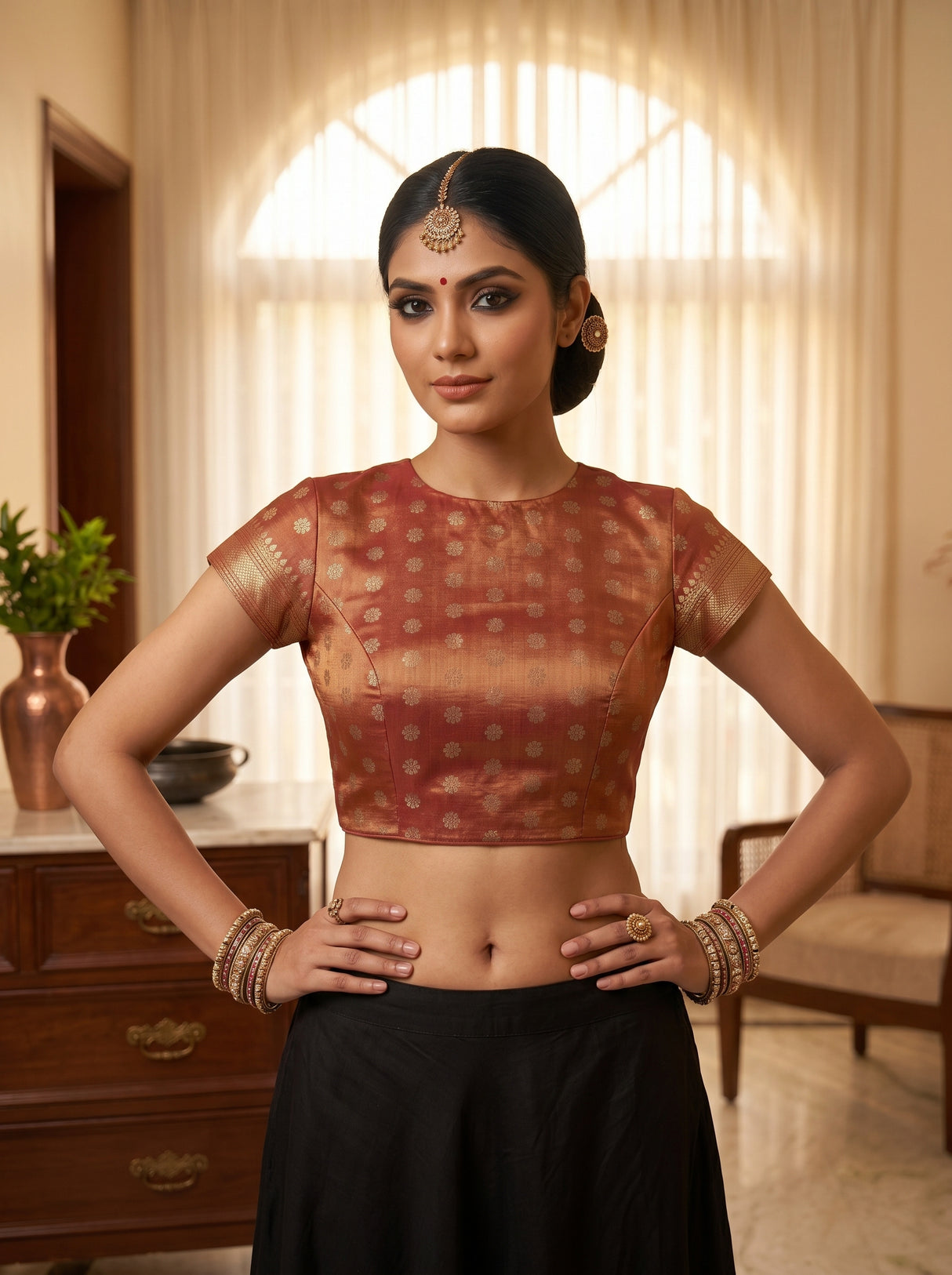 MIMOSA Saree Saree — blouse close-up