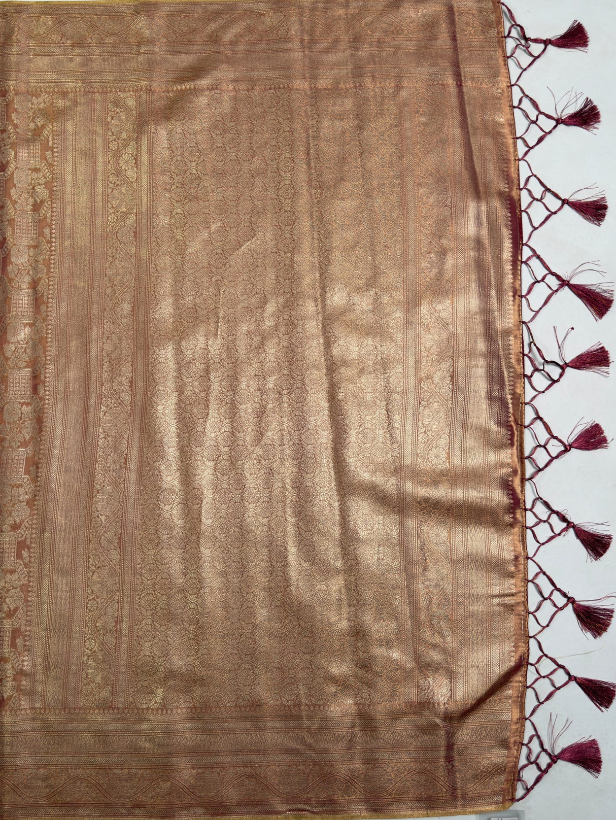 MIMOSA Saree Saree — pallu and zari work detail