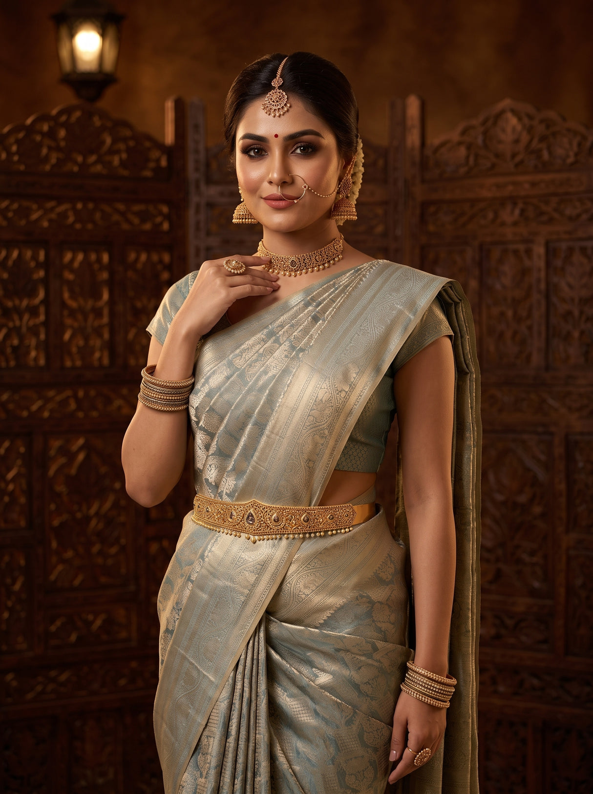 MIMOSA Saree Saree — pose 10 styling detail