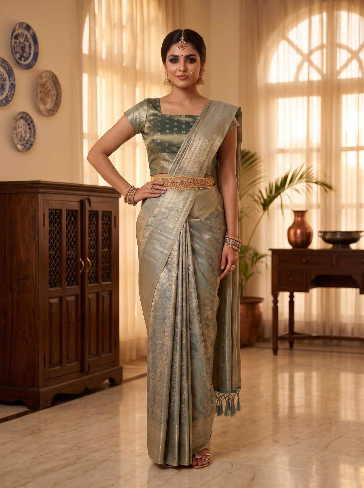MIMOSA Saree Saree — pose 4 styling detail