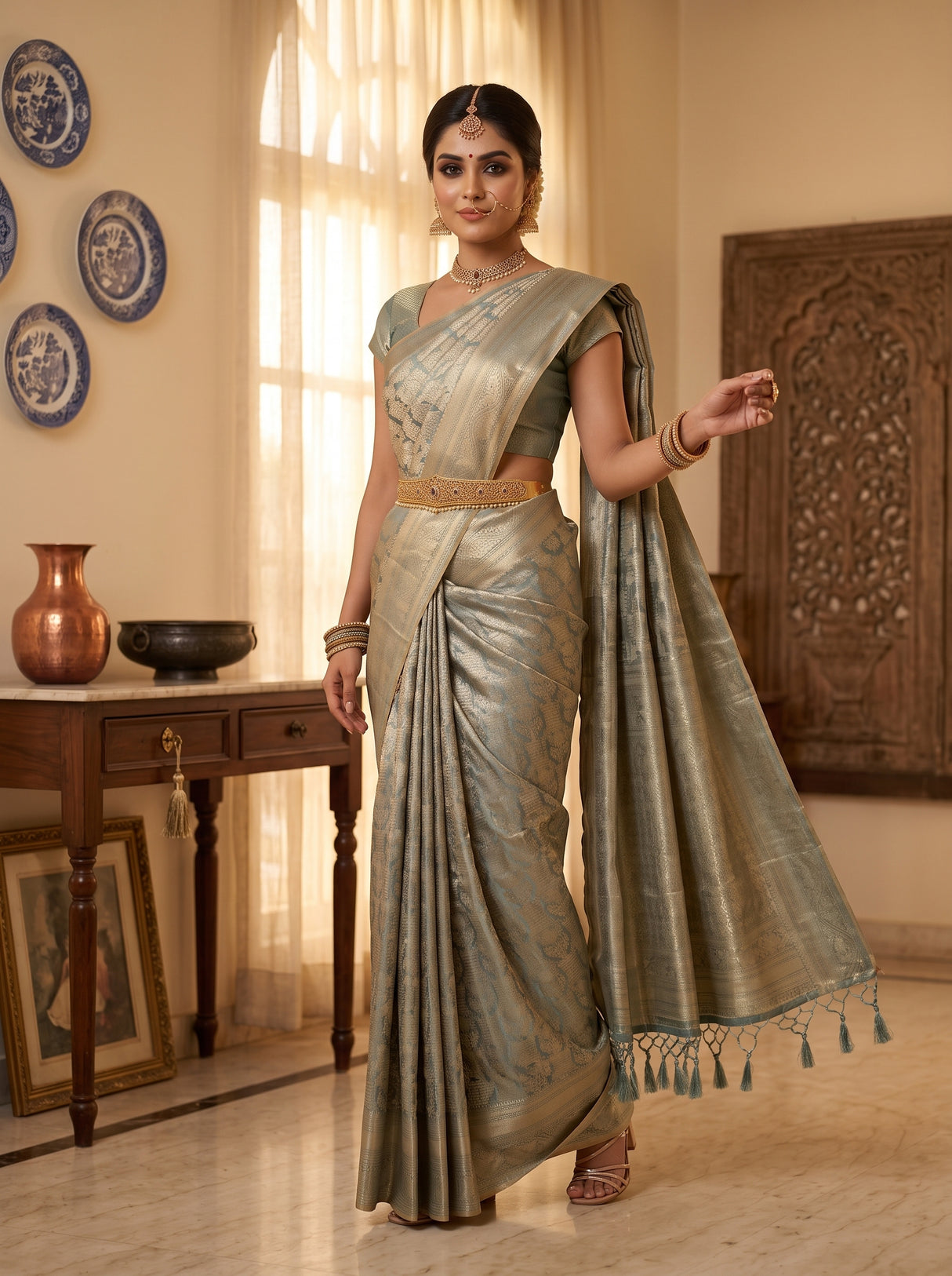 MIMOSA Saree Saree — pose 9 styling detail