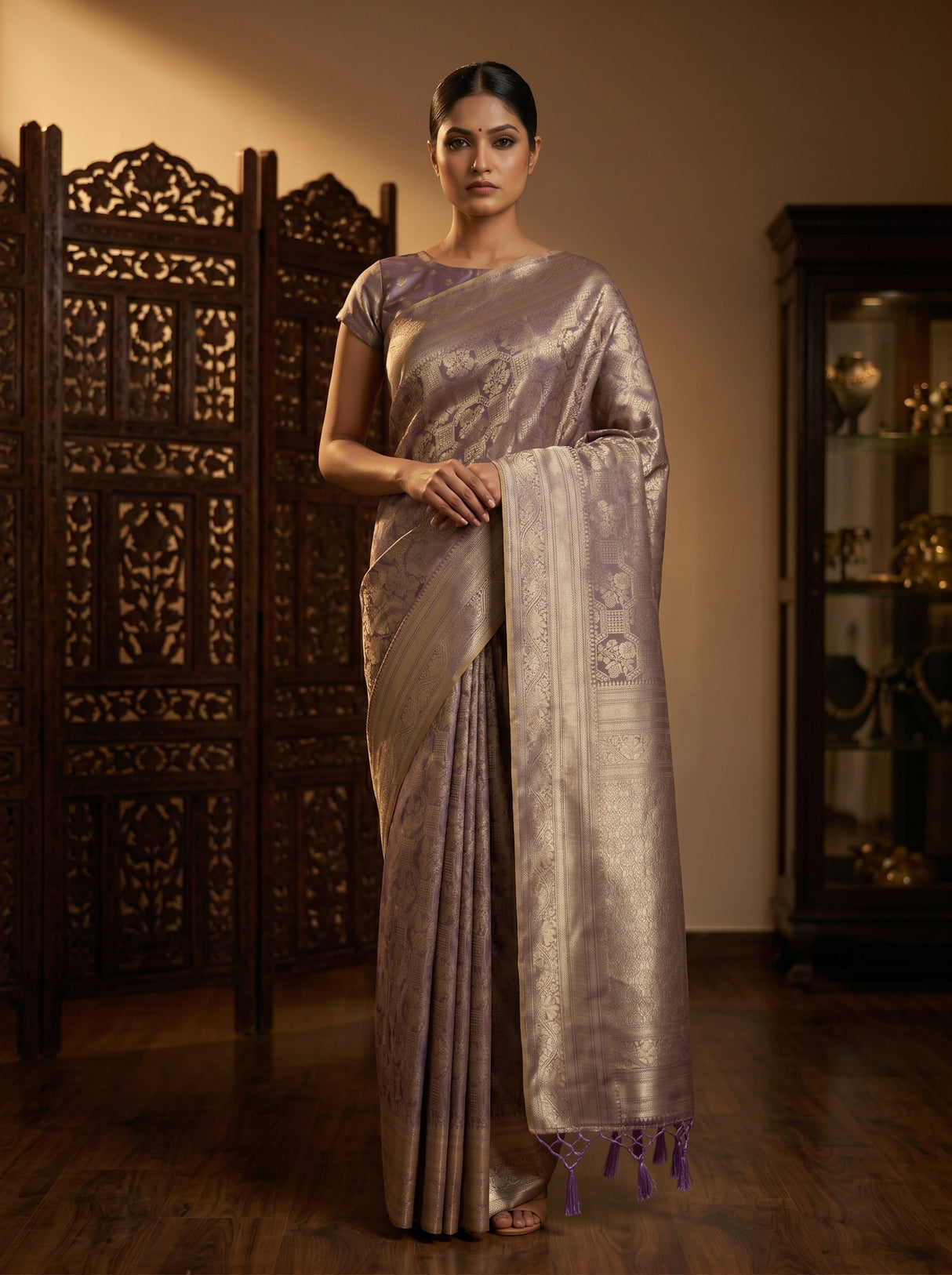 MIMOSA Saree Saree — pose 5 styling detail