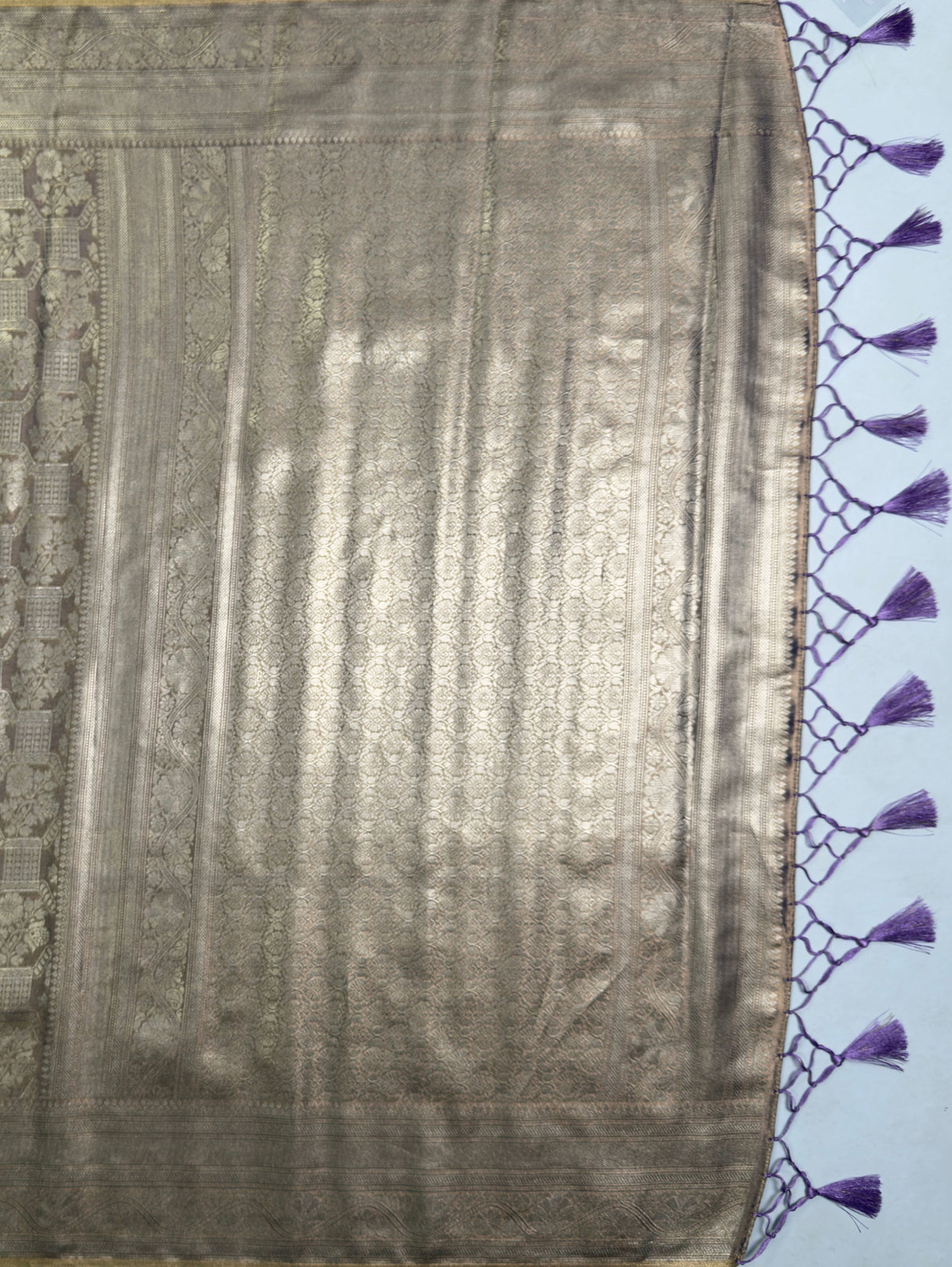 MIMOSA Saree Saree — pallu and zari work detail