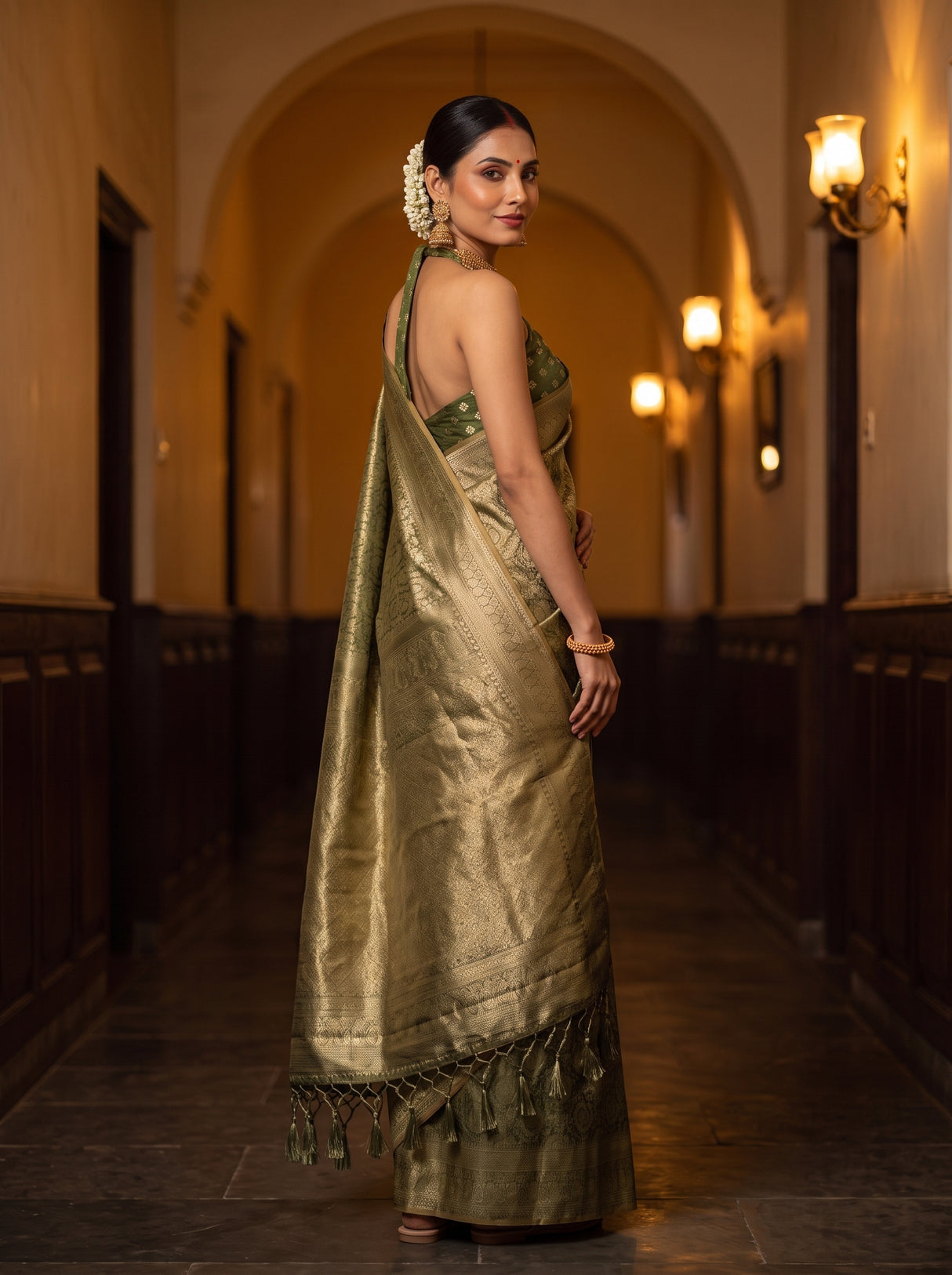 MIMOSA Saree Saree — pose 5 styling detail