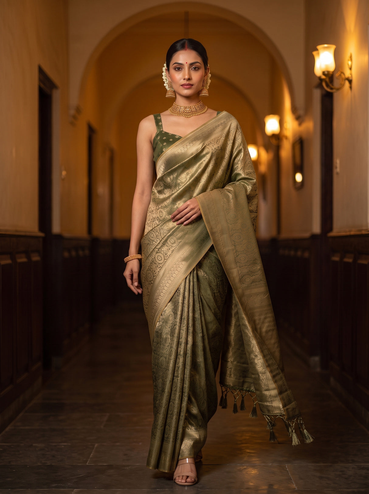 MIMOSA Saree Saree — pose 6 styling detail