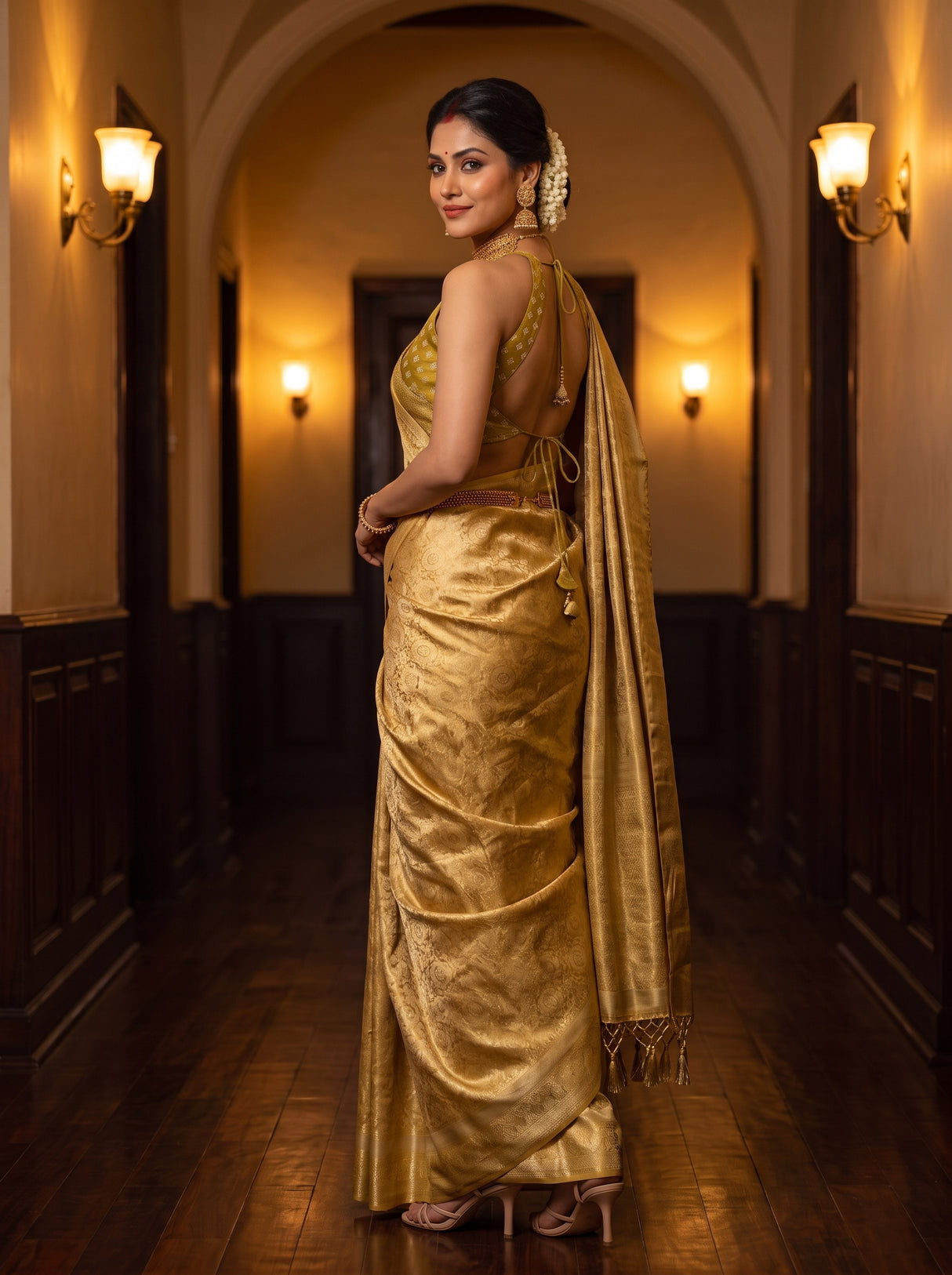 MIMOSA Saree Saree — pose 5 styling detail