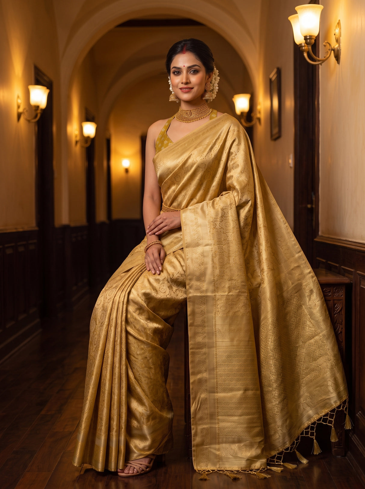 MIMOSA Saree Saree — pose 8 styling detail
