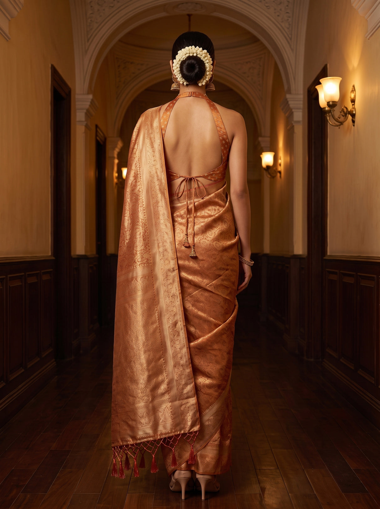 MIMOSA Saree Saree — pose 2 styling detail