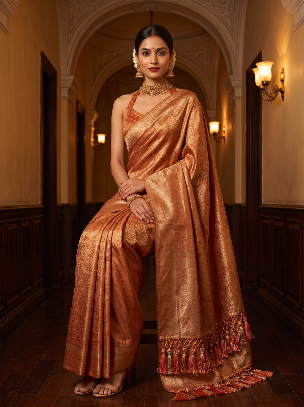MIMOSA Saree Saree — pose 8 styling detail