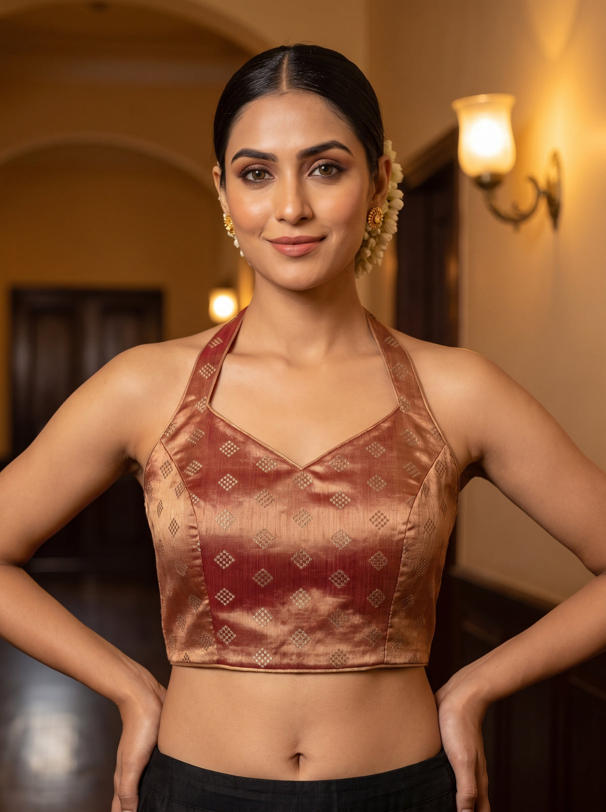 MIMOSA Saree Saree — blouse close-up