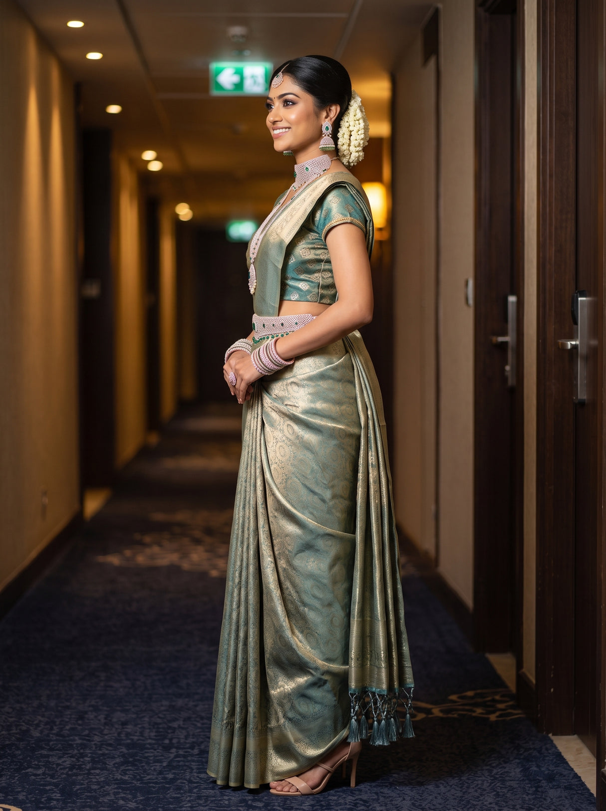 MIMOSA Saree Saree — pose 3 styling detail