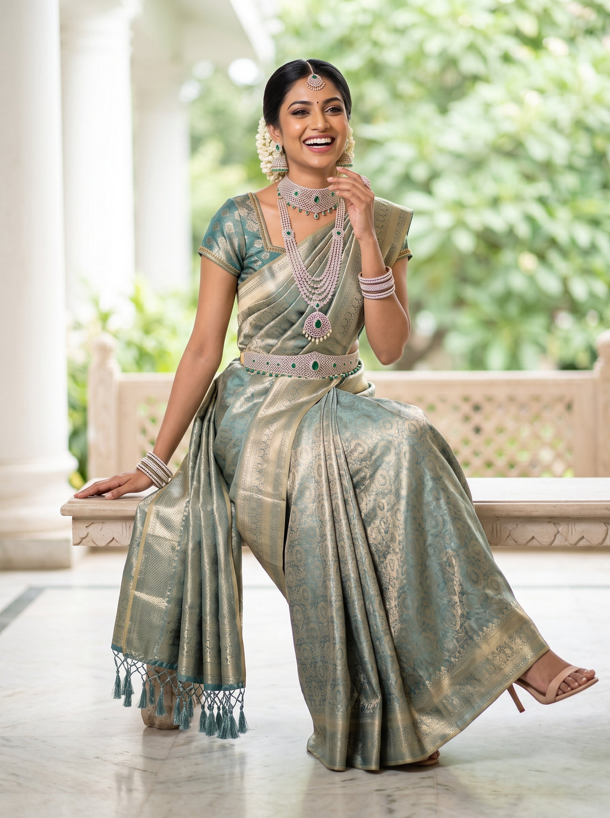 MIMOSA Saree Saree — pose 8 styling detail