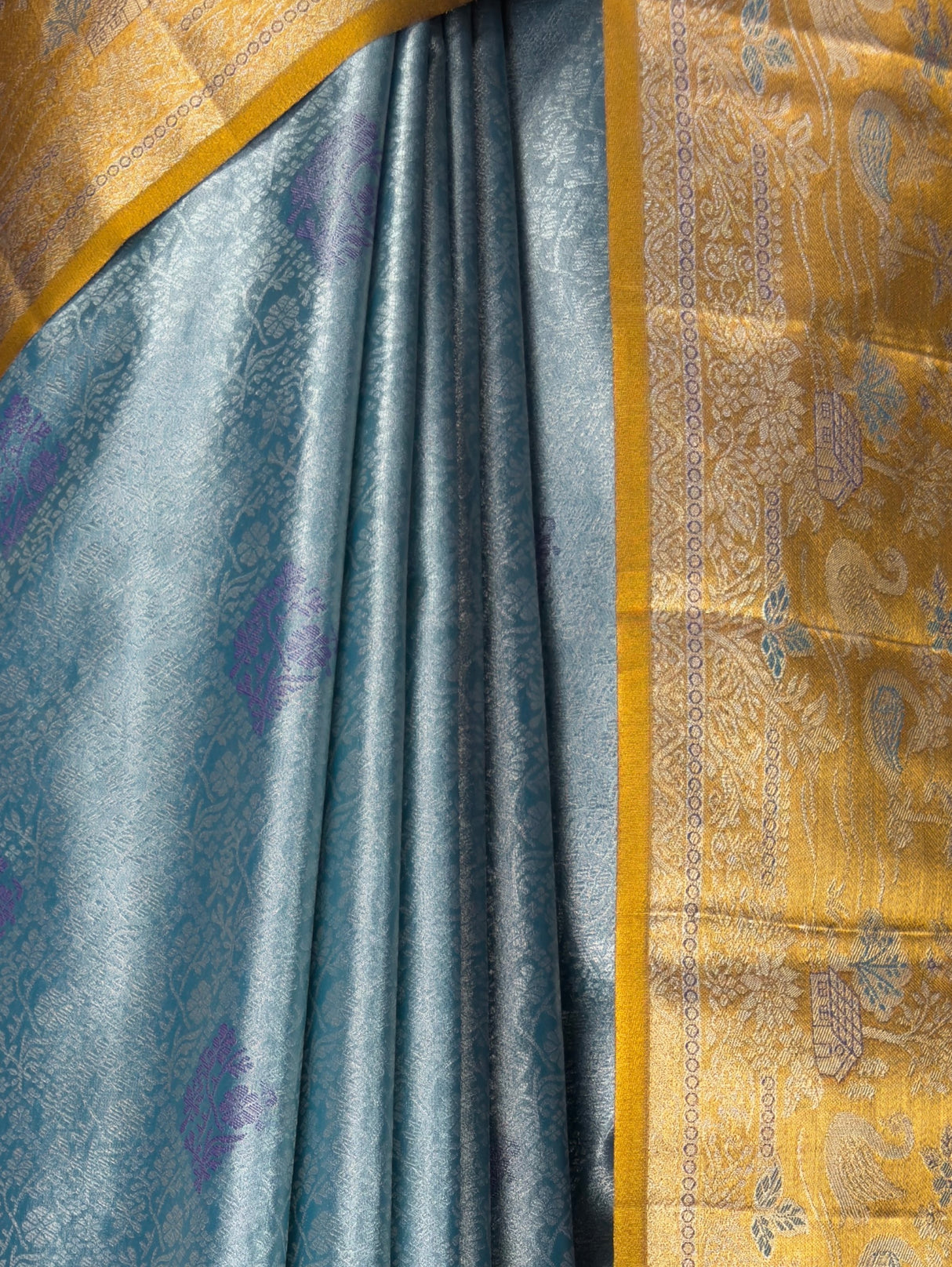 MIMOSA Sapphire Saree Saree — fleets shot full lifestyle