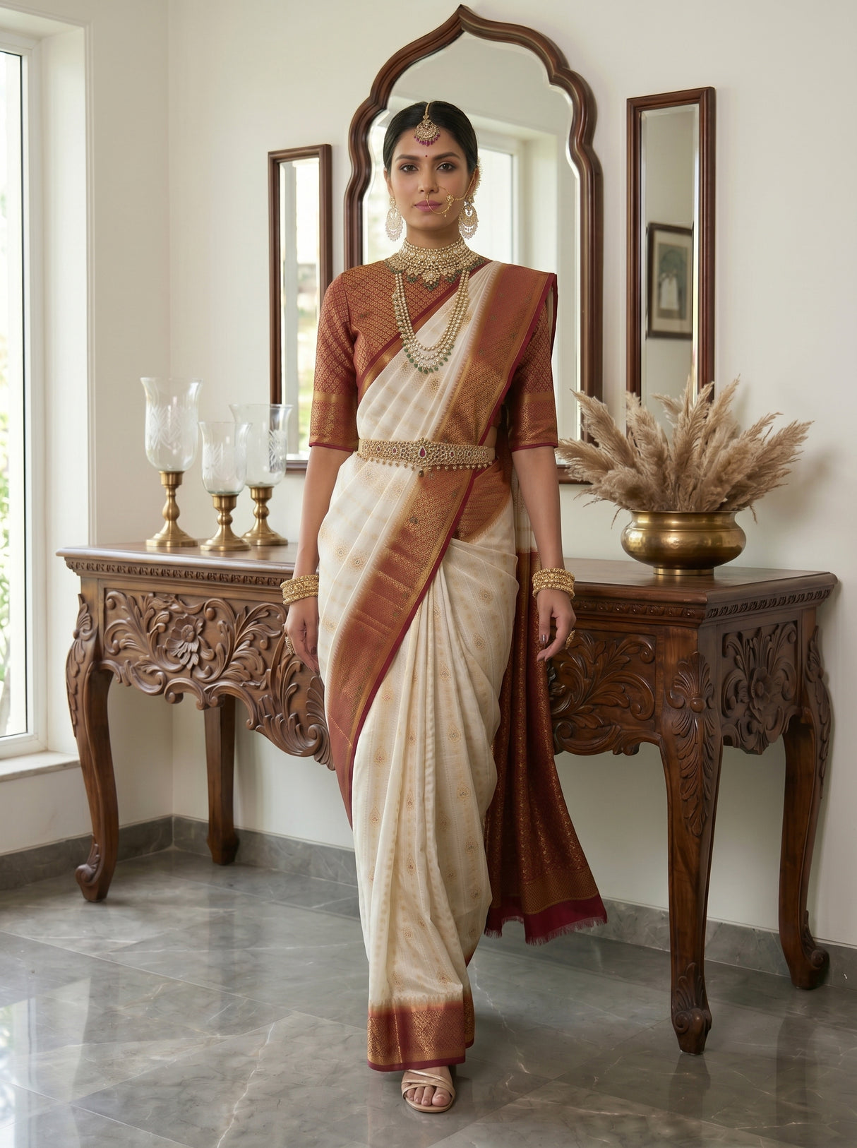 MIMOSA Saree Saree — pose 6 styling detail