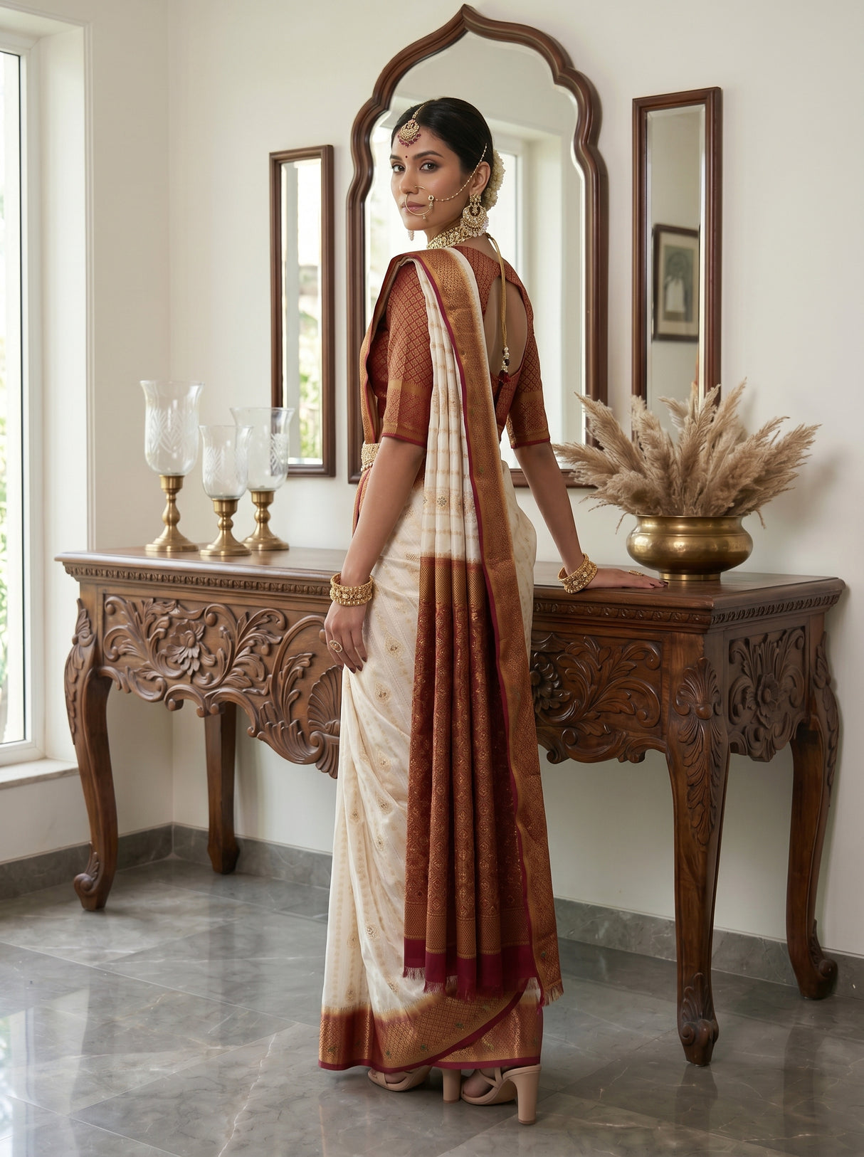 MIMOSA Saree Saree — pose 7 styling detail