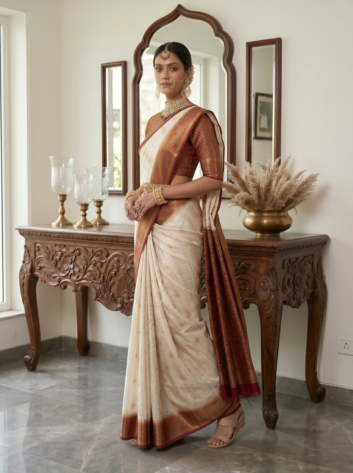 MIMOSA Saree Saree — pose 9 styling detail