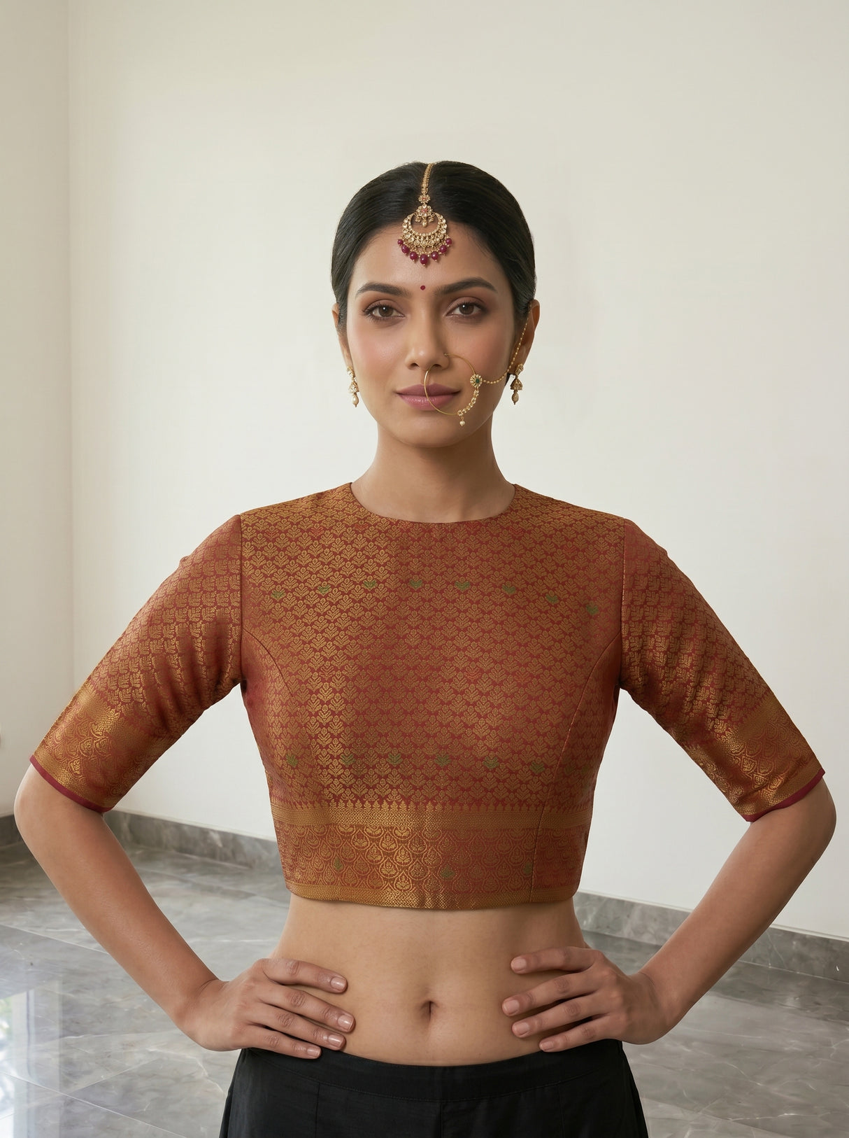 MIMOSA Saree Saree — blouse close-up