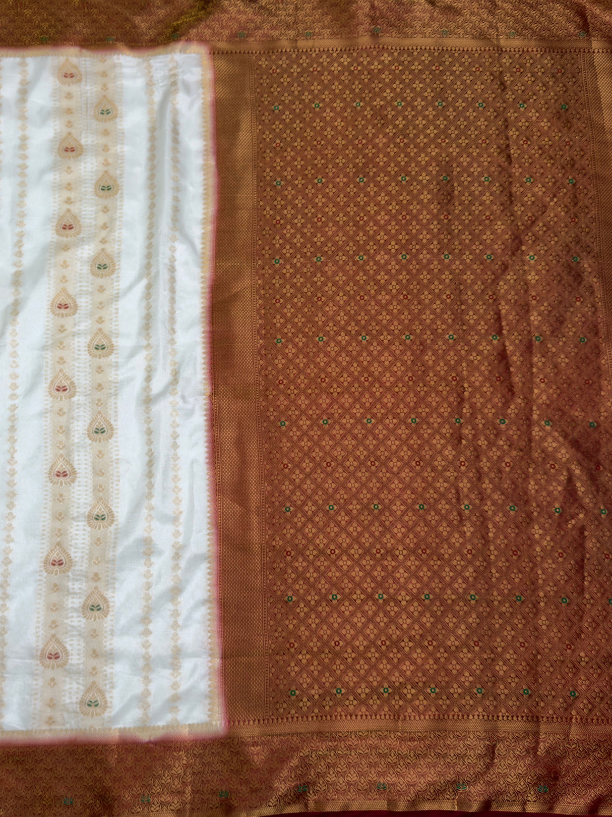 MIMOSA Saree Saree — pallu and zari work detail