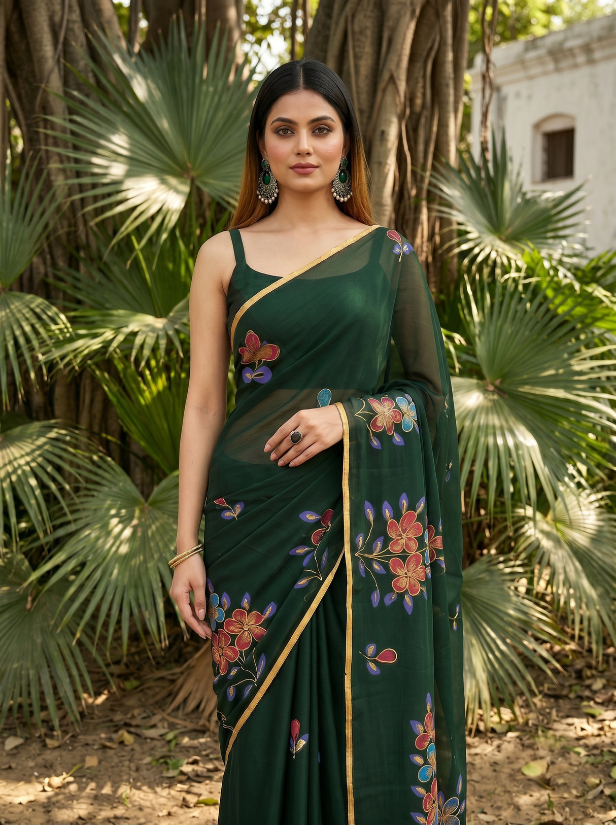 MIMOSA Saree Saree — pose 10 styling detail
