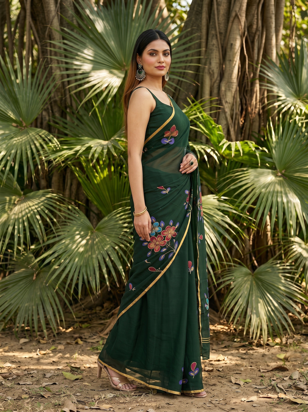 MIMOSA Saree Saree — pose 5 styling detail