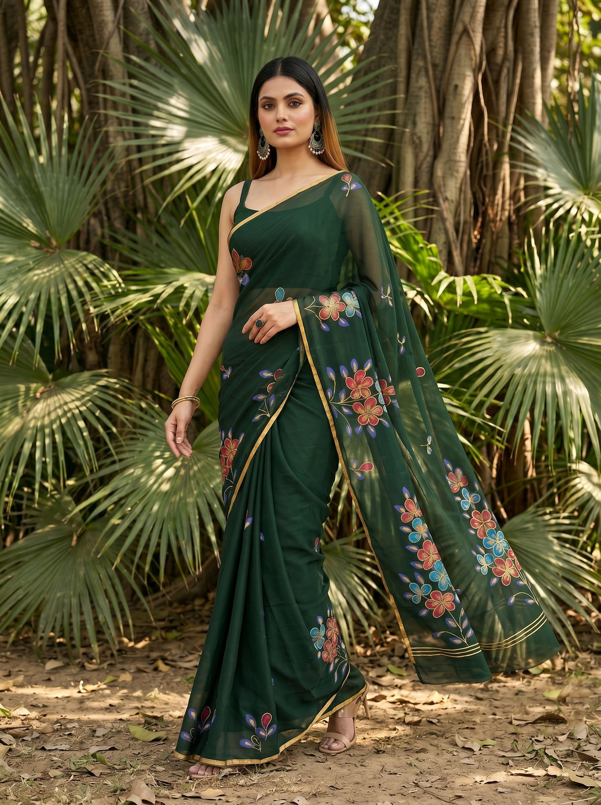 MIMOSA Saree Saree — pose 9 styling detail