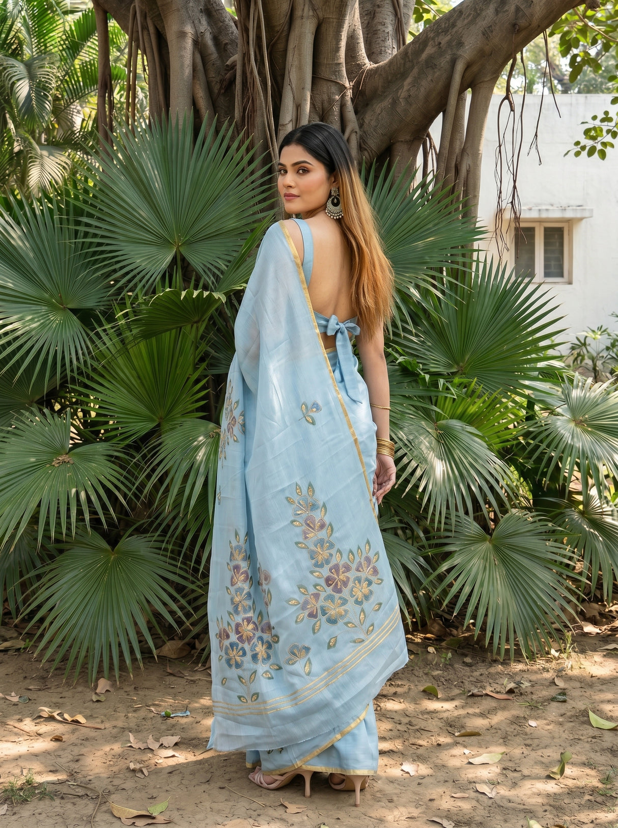 MIMOSA Saree Saree — pose 7 styling detail