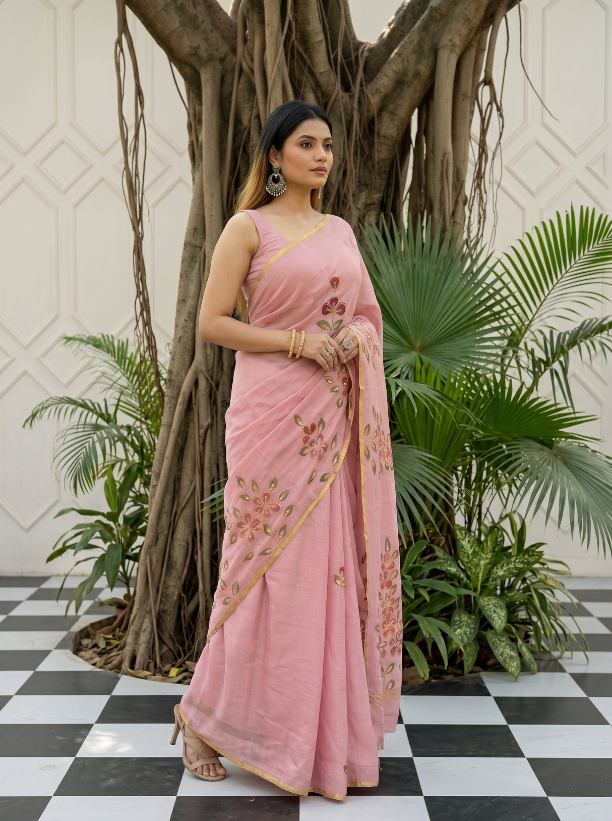 MIMOSA Saree Saree — pose 5 styling detail