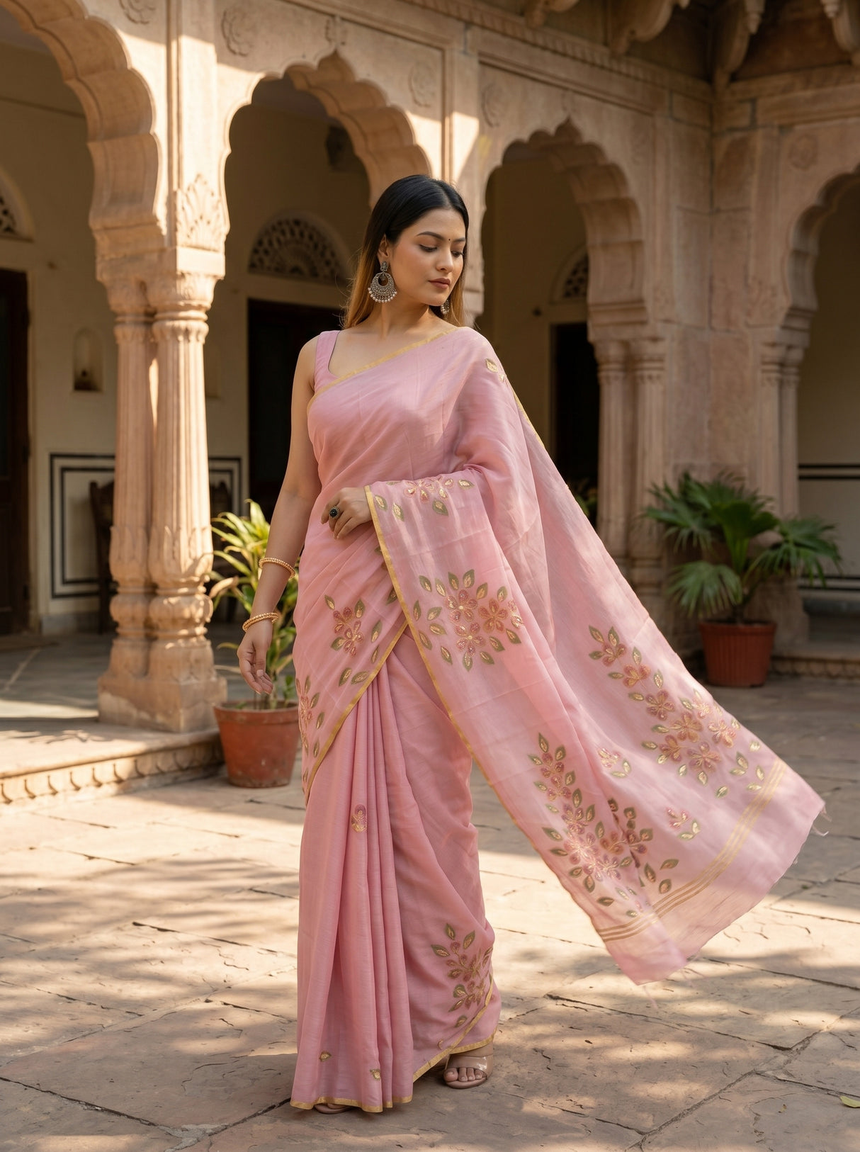 MIMOSA Saree Saree — pose 9 styling detail