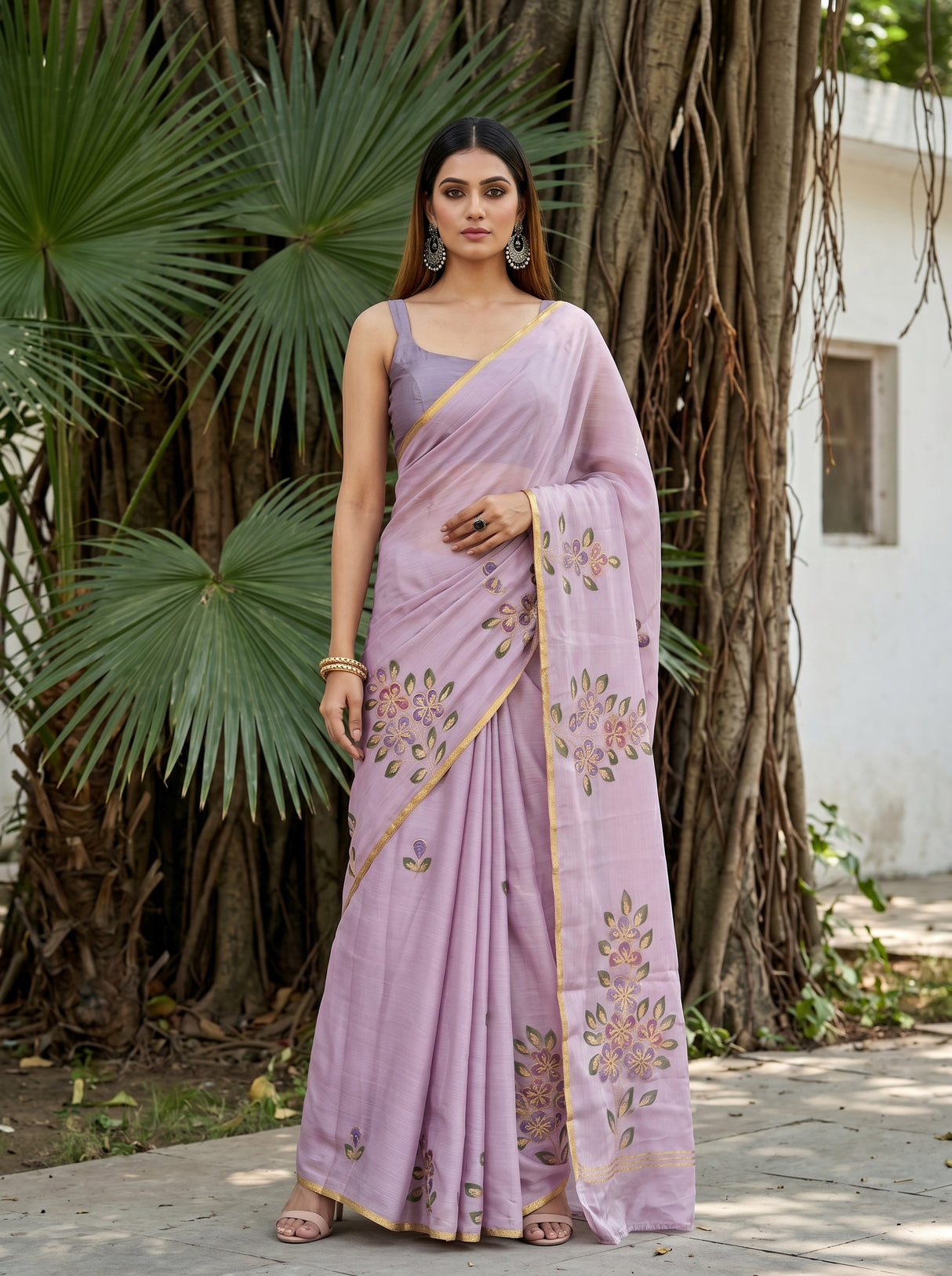 MIMOSA Saree Saree — front view on mannequin