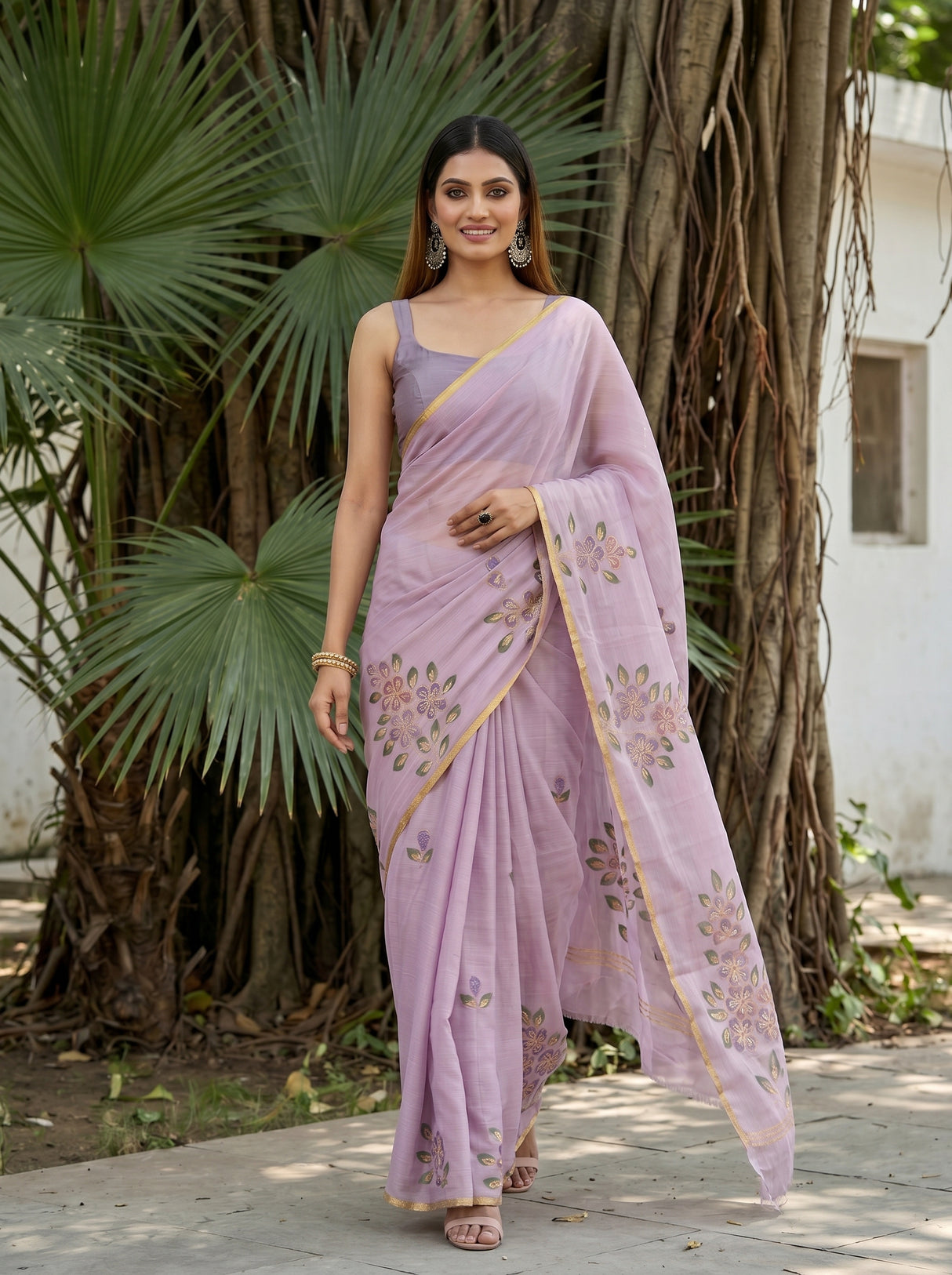 MIMOSA Saree Saree — pose 6 styling detail